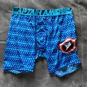 Captain America Compression Shorts